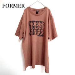 フォーマー【L】Tシャツ カットソー 半袖 グラフィックプリント コットン