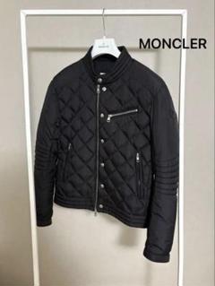 モンクレール　ライダースジャケット　ブラック　サイズ1 正規店購入美品 MONCLER - サイズS□モンクレール□新品本物□ライダース型