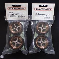 希少スケールダイナミクスラジコン用ホイール 6スポークデザイン 4個セット Amazon | 1/10ツーリングカー向け ブロンズ 10スポークホイール4