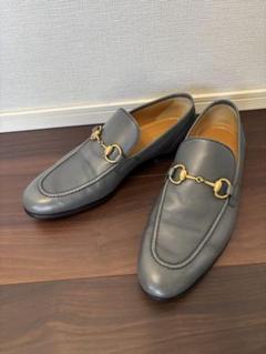 GUCCI ネイビー ローファー 保存袋付き org.jpg