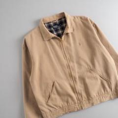ポロ ラルフローレン　ベージュ スイングトップ ラルフローレン 正規品 スイングトップ ベージュ 裏地チェック