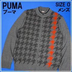 PUMA GOLF プーマ ゴルフ ニット ジャケット 千鳥 格子柄 O