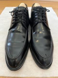 美品【REGAL】コインローファー(26)3E 革靴　ロングノーズ　Uチップ　黒 美品【REGAL】コインローファー(26)3E 革靴 ロングノーズ Uチップ 黒
