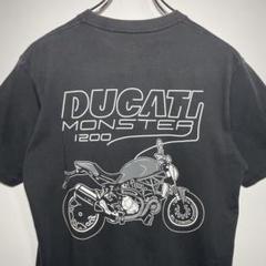 DUCATI ドカティ Tシャツ サイズM ユニクロ デカロゴ バイク 古着