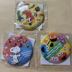 ユニバ　缶バッジ　4点セット ユニバーサル・スタジオ・ジャパン】 缶バッジ 4個セット - メルカリ