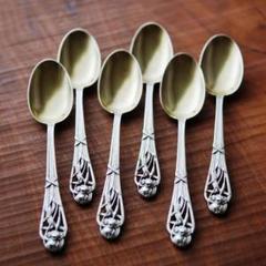 Takashimaya シルバー950 フォーク 6本セット SUGATA 6本セット Silver（ナイフ・フォークLarge・スプーン