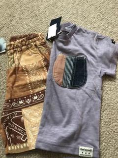 Tシャツ　ハーフパンツ　110 ペイズリー　男の子　新品　まとめ売り