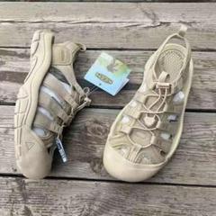 KEEN24cm新品 スポーツサンダル ベージュ - メルカリ