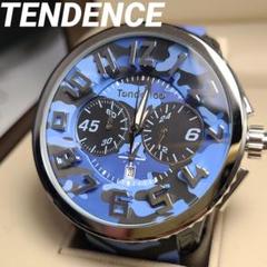 【良品】TENDENCE　テンデンス　カモフラ　TY046023　稼働品　腕時計