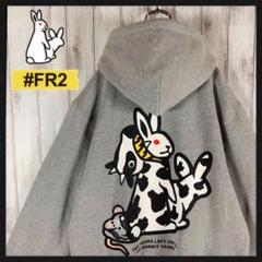 超希少デザイン】FR2 パーカー 両面プリントロゴ 即完売モデル 入手