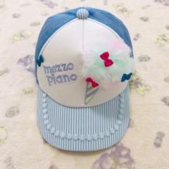 479 S mezzo piano アイスクリームメッシュキャップ ブルー