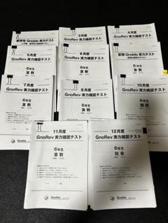 グノーブル　4年生　グノレブ　過去問　1年分 グノーブル 4年理科テキスト1年分＆グノラーニングチェック