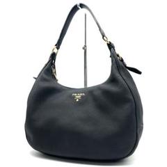 PRADA プラダ チェーンショルダーバッグ ハーフムーン リ