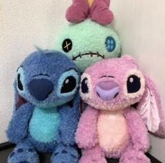 スティッチ エンジェル スクランプぬいぐるみ セット スティッチ&スクランプ ぬいぐるみ 2点セット リボン