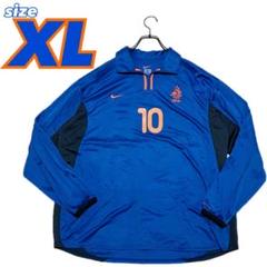 いいスタイル 希少 XL 長袖 #10 ベルカンプ 2002 オランダ ナイキ ウェア