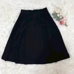 SHOO-LA-RUE シューラルー (S) ひざ丈 フレアスカート ブラック