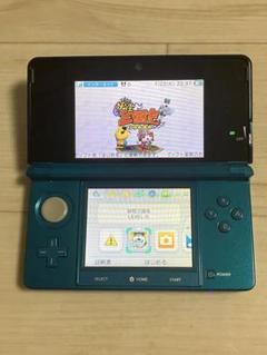 ニンテンドー3DS本体 アクアブルー完全動品
