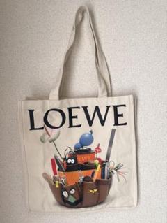 LOEWE ロエベ　クラフテッドワールド展 ノベルティ トート 【ブラウン】