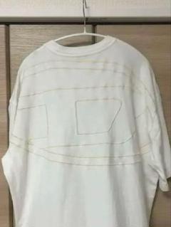 DIESEL ホワイト Tシャツ バックラインデザイン