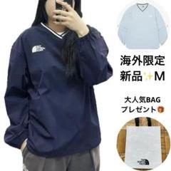 正規 新品✨ノースフェイス アイスラン Vクルーネック 水色 メンズM相当のサムネイル