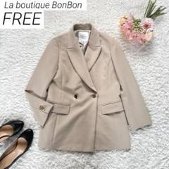 メタル釦ダブルジャケット　La boutique BonBon La boutique BonBon｜【ベストセラー・トールサイズ登場!・美