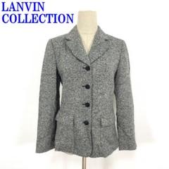 ランバンコレクション テーラードジャケット ウール グレー 38 C1943