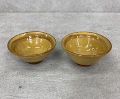 No4081鉄釉蓋内鳥文蓋物合子小物入れ陶磁器民藝古美術送料無料