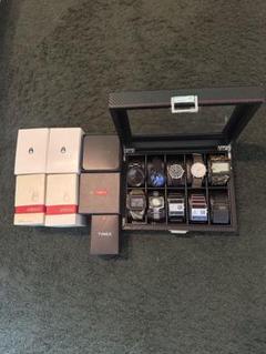 Q*h様 NIXON TIMEX メンズ　時計とケースまとめ売り 数量は多】 Q*h様 NIXON TIMEX メンズ時計とケースまとめ売り