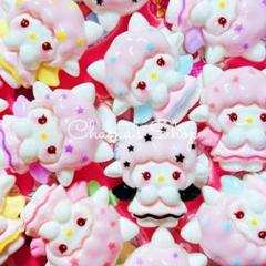 ☆1個35円 ゆめかわ小悪魔 6個 デコパーツ カボションA-234