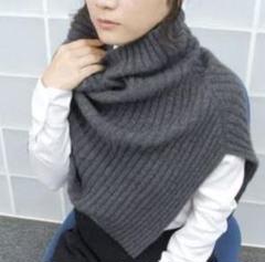 カシミヤ100% ケープ オーダーメイド 大江職人 小野寺工房 黒 男女兼用 カシミヤ100% ケープ オーダーメイド 大江職人 小野寺工房 黒