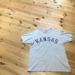 【ダルクスタンダード】Tシャツ　半袖　プリント入　 綿100％ グレー系