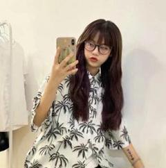 XL アロハシャツ シャツ メンズ ヤシの木 トップス