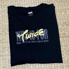ツウィ　TWICE ポップアップ Tシャツ Lサイズ ② TWICE ツウィ Tシャツ ブラック vintageの通販 by yutete ｜ラクマ
