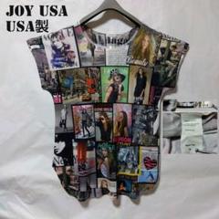 USA製 JOY 表紙 モデル 英字 ファッション フォト 平成ギャル シャツ