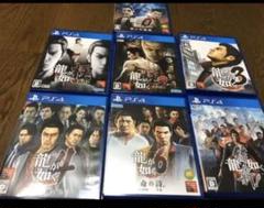 PS4 龍が如く0 極 極2 3 4 6 維新 7点セット