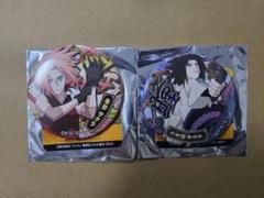 NARUTO-ナルト- 疾風伝 ドでか缶バッジ うちはサスケ 春野サクラ