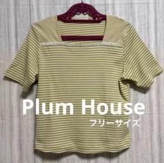 【⭐️ Plum House★フリーサイズ★レース装飾★半袖トップス】