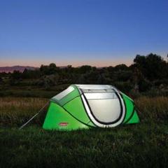 コールマン ポップアップテント coleman 収納ケース ペグ付き