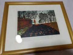 藤城清治「蝶と少女」レフグラフ版画　 171/500 表裏 直筆サイン裏面保証書 Amazon.co.jp: 品藤城清治 リトグラフ 直筆サイン 保証書付き