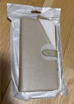iPhone14plus ケース カバー 手帳型ケース ゴールド