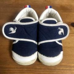 Le coq ル・コック 12.5cm ベビーファーストシューズ ネイビー箱あり