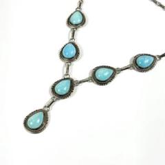 バ*マ様 sterling sv925 ターコイズ 6連ネックレス vintag sterling sv925 ターコイズ 6連ネックレス vintage - メルカリ