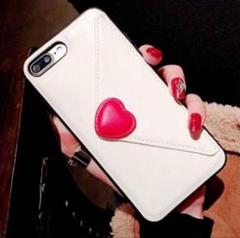 iPhoneX カード入れ付 【新品】ラブレター型iPhoneケース