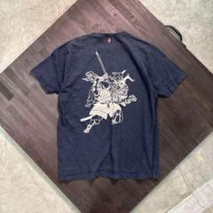 7TSM1【URBAN STONE】和柄　シングル　プリントTシャツ古着used