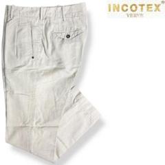 J6443 美品 インコテックス チノリーノバミューダパンツショーツ 白 46 INCOTEX - J6443 美品 インコテックス チノリーノバミューダ