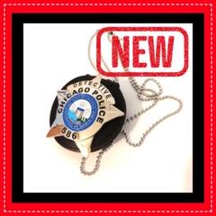 シカゴ警察 DETECTIVE No.586　ポリスバッジ　ゴールゼロ シカゴ警察 DETECTIVE No.586 ポリスバッジ ゴールゼロ - メルカリ