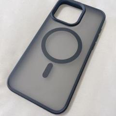 Magsafe対応　iPhone 15 Pro Max ケース 半透明カバー