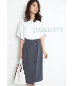 【新品未着用】JUSGLITTY スカートブラウス　セットアップ 2025年最新】jusglitty セットアップの人気アイテム - メルカリ