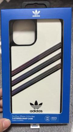 adidas スマホケースiPhone12 pro max用　新品未開封　白