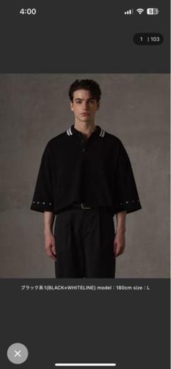 grancy 24ss ポロシャツ GRANCY ポロシャツ 「GRANCY」Ziplayered Wideshort Poloshirt